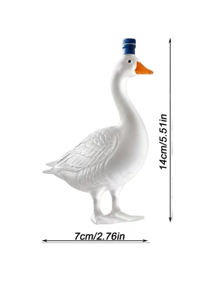 Limited 30th Anniversary Commemorative Swan Engraved Vodka Glass Bottle - Image 2