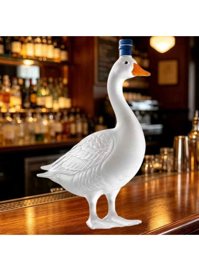 Limited 30th Anniversary Commemorative Swan Engraved Vodka Glass Bottle - Image 3