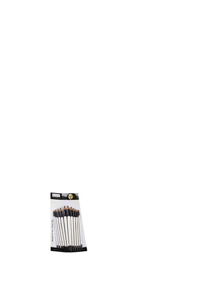 Keep Smiling Keep Smiling Brush (Long Handel Round Brush Set of 12)  - Image 4