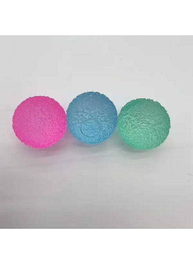 1.57 Inch Slow Rising Round Squishy Toy Mini Textured Design Palm Sized Pink Gadget - Image 4