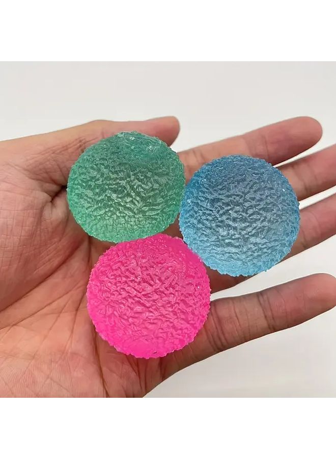 1.57 Inch Slow Rising Round Squishy Toy Mini Textured Design Palm Sized Pink Gadget - Image 3