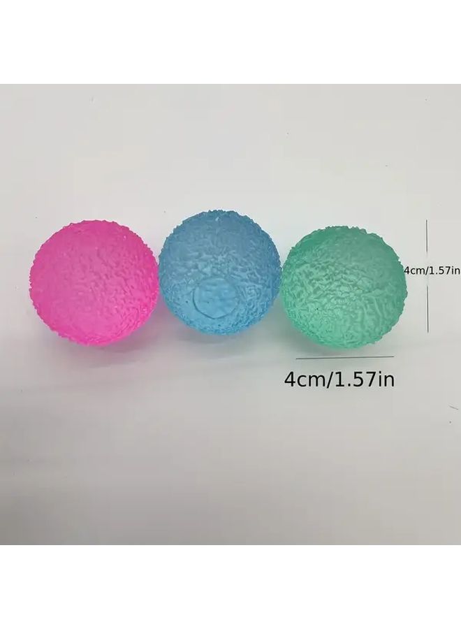 1.57 Inch Slow Rising Round Squishy Toy Mini Textured Design Palm Sized Pink Gadget - Image 2