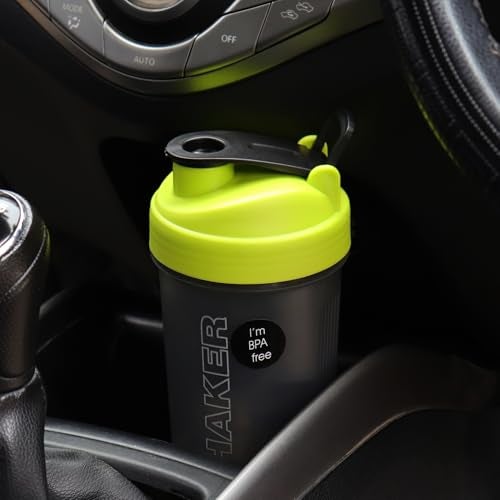 Jaypee Plus Max Shaker with blending ball |Protein Shaker for Gym |Gym Bottle |Shaker bottles | Travel shaker 700 ml, Grey Green - Image 4