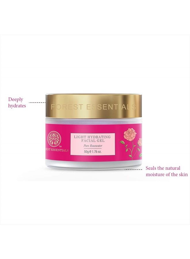 Forest Essentials جل مرطب خفيف للوجه بماء الورد النقي - 50 جرام - Image 5