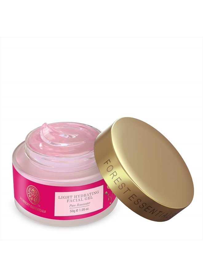 Forest Essentials جل مرطب خفيف للوجه بماء الورد النقي - 50 جرام - Image 2