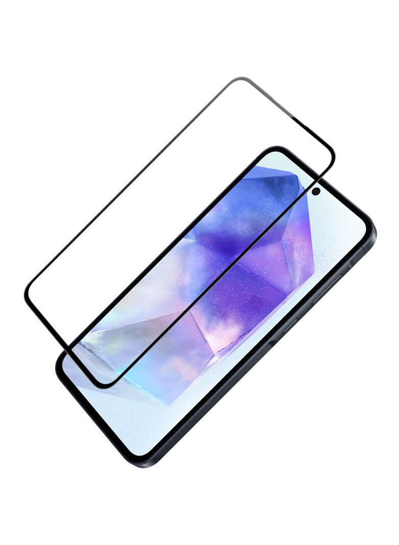 Nillkin CP+ PRO Anti-Explosion Glass Screen Protector, 0.33mm, 2.5D Designed For Samsung Galaxy A55 - Black - Image 3