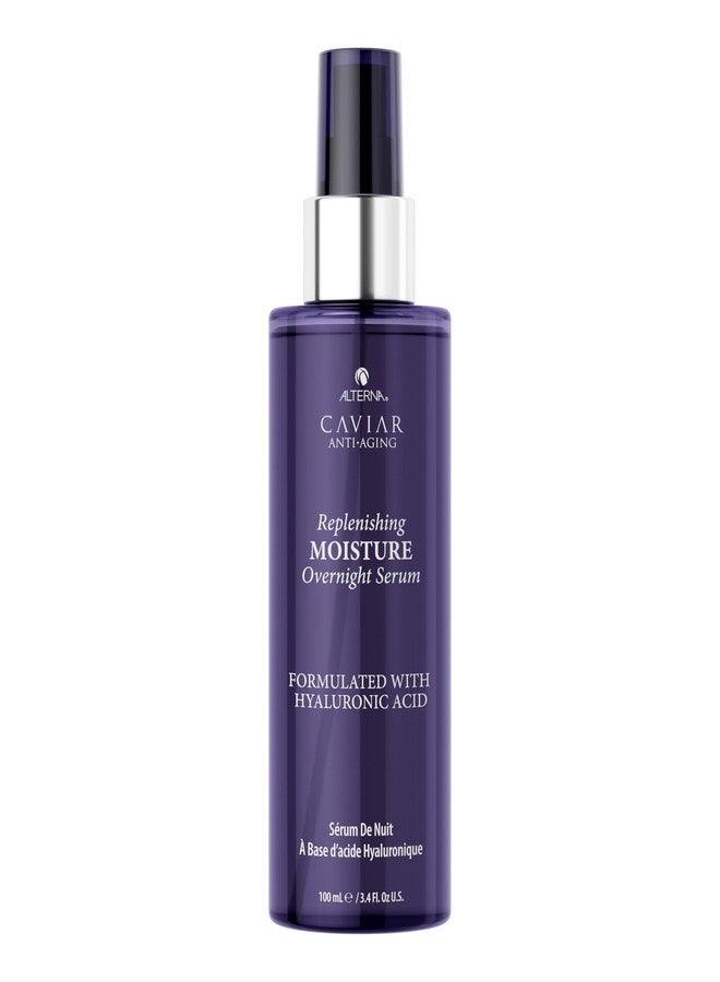 Alterna Caviar Anti-Aging Replenishing Moisture Overnight Serum 3.4oz | Leave In Hair Treatments for Dry, Damaged Hair |Nourishes, Restores with Humidity & Heat Protection - Image 1