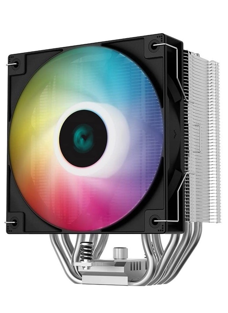 DEEPCOOL - Deepcool AG500 ARGB Compact Single Tower CPU Cooler - Black | Support Intel- LGA1700/1200/1151/1150/1155 & AMD- AM5/AM4 - R-AG500-BKANMN-G - Image 1