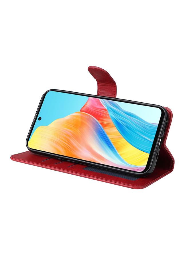 S-TOP Case For OPPO A58 4G Classic Calf Texture Flip Leather Phone Case - Image 5