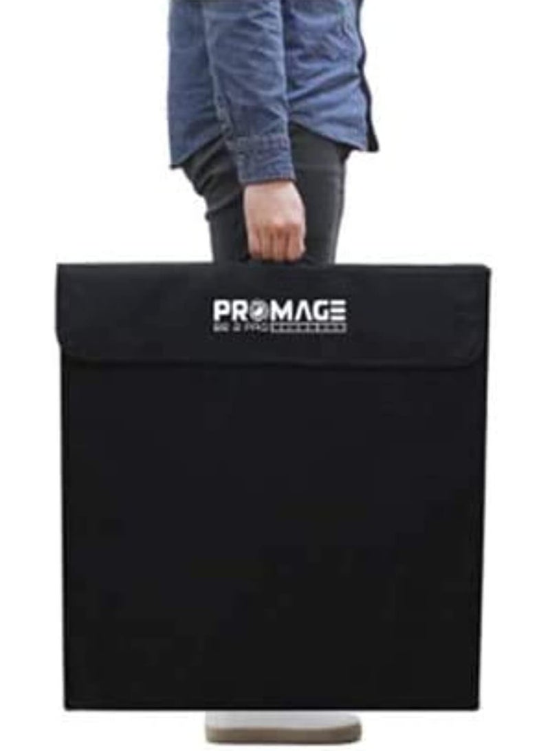 PROMAGE PM-660 II Photo Box LED 60×60CM – Portable Photography Light Box with Adjustable Brightness for Product Shooting - Image 4