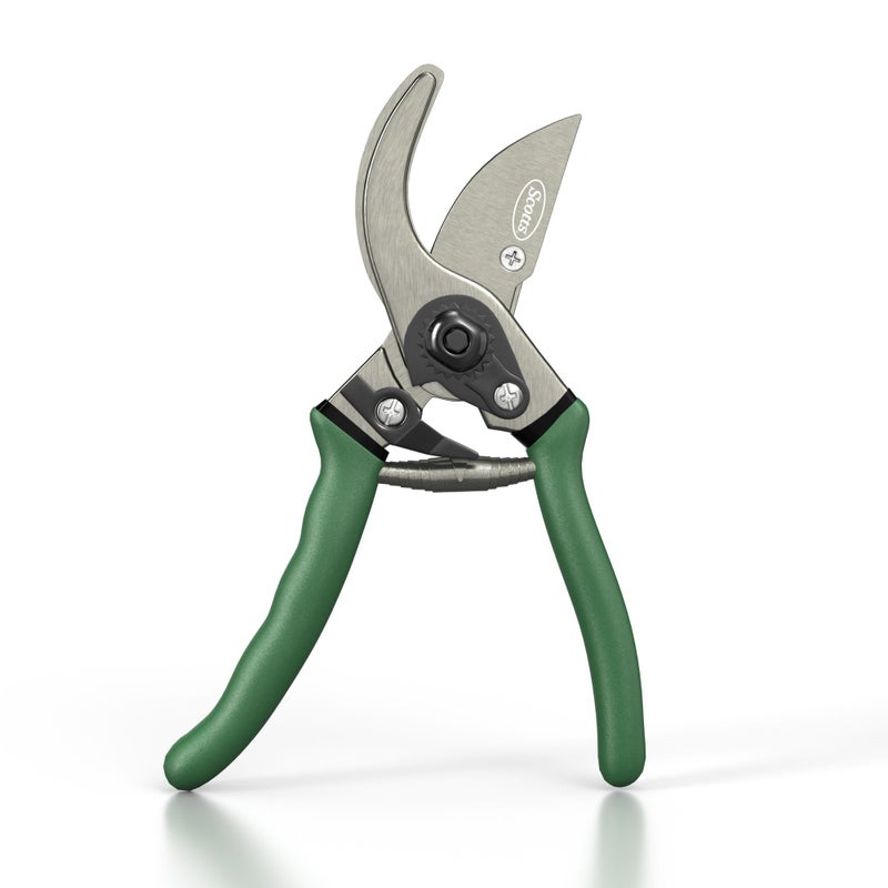 Scotts 2-Piece Pruning Tool Set â€“ Includes 8 in. Bypass Pruning Shears for Live Plants and Soft Stems, and 7.5 in. Folding Saw for Cutting Thick Branches - Image 4