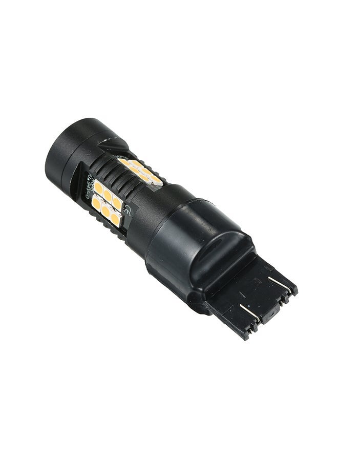 MUNTAQI 2Pcs LED Bulb Lights Auto Lamp Bulbs Car Light 7443 Yellow - Image 4