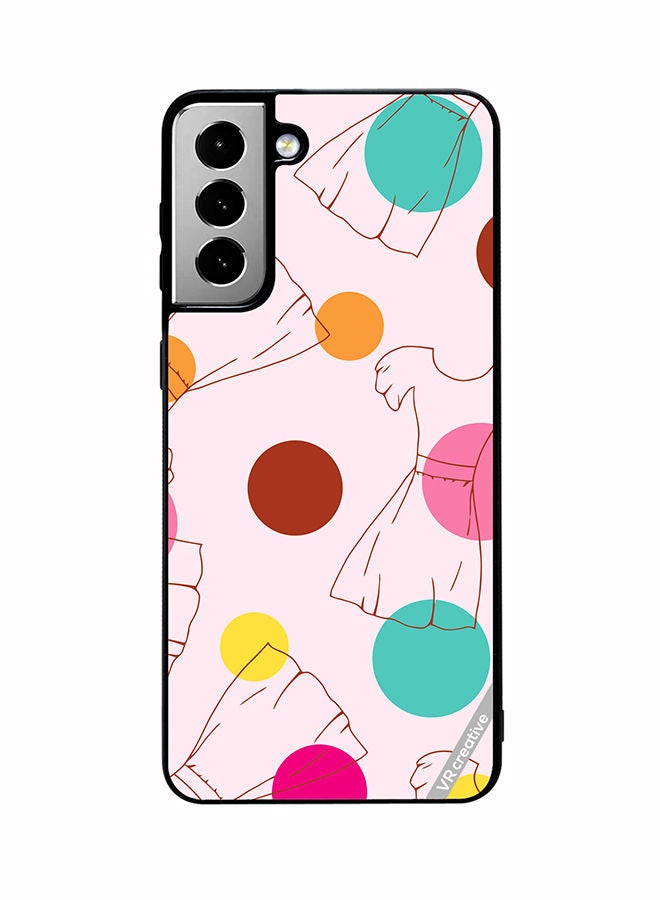 VR CREATIVE Protective Case Cover For Samsung Galaxy S21 FE 5G Texture Design Multicolour - Image 1