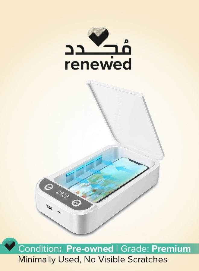 CONNECTWIDE Renewed - UV-C Ultraviolet Light Sterilizer Disinfection Box - Portable Multifunctional Sterilization Box for Smartphones - Image 1