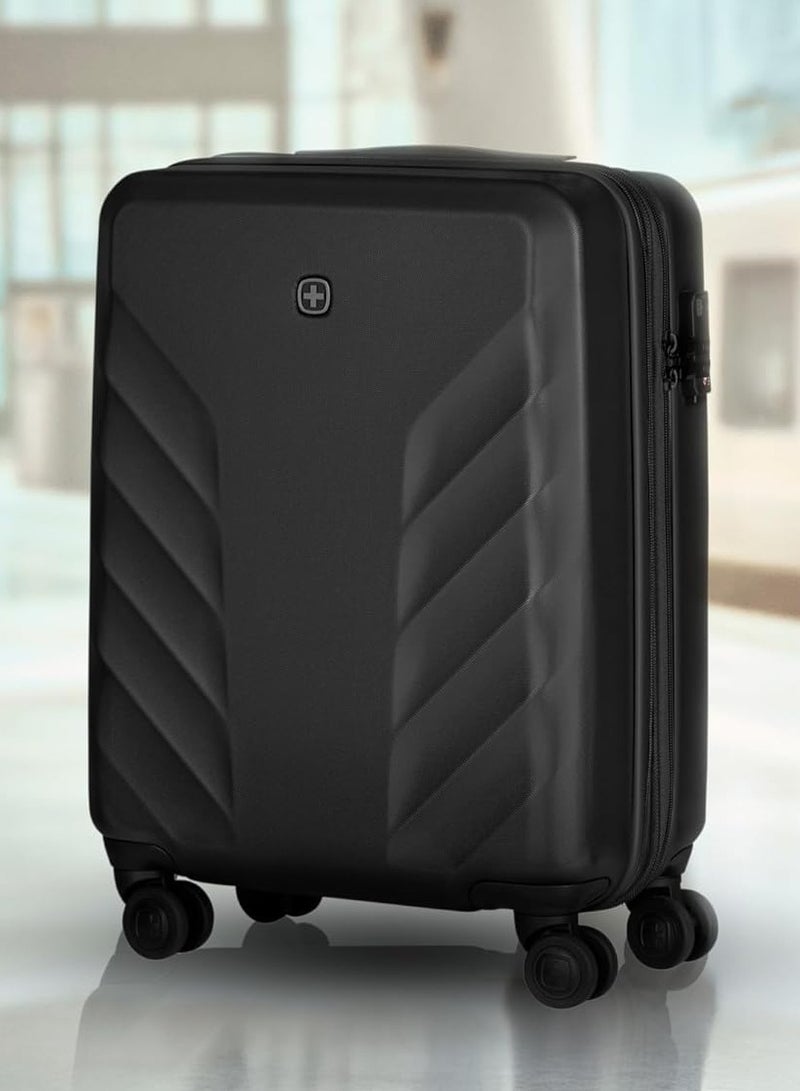 Wenger Motion 54 Cm Hardside Expandable Cabin Luggage Trolley - Black - Image 2