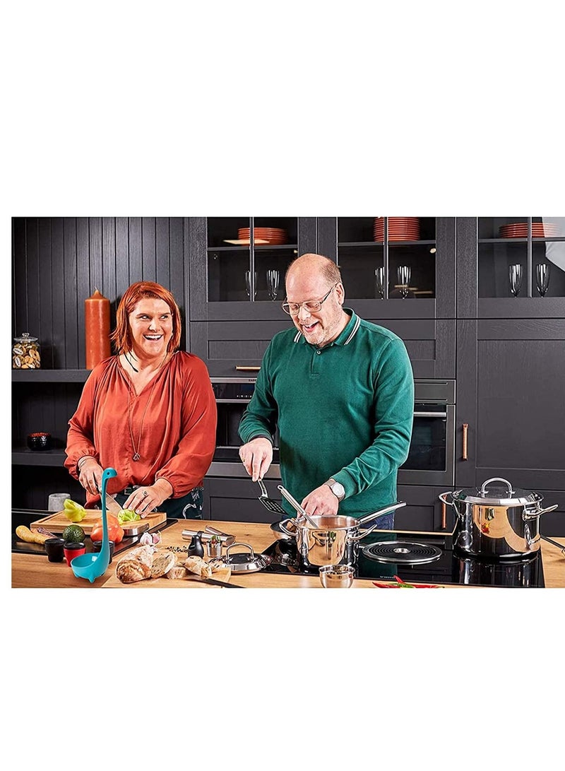 SYOSI Soup Ladle Spons Loch Ness Monster Spoon Cute Kitchenware Household Gadgets 3 PCS Dinosaur Long Handle Standing Plastic Generic Cartoon Design - Image 3