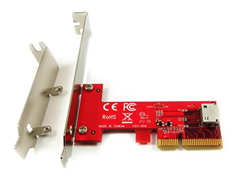 Ableconn PEX-OL153 PCIe OCuLink SFF-8612 Adapter Card - PCI Express 4.0 4-Lane Card - Oculink to PCIe - Image 2