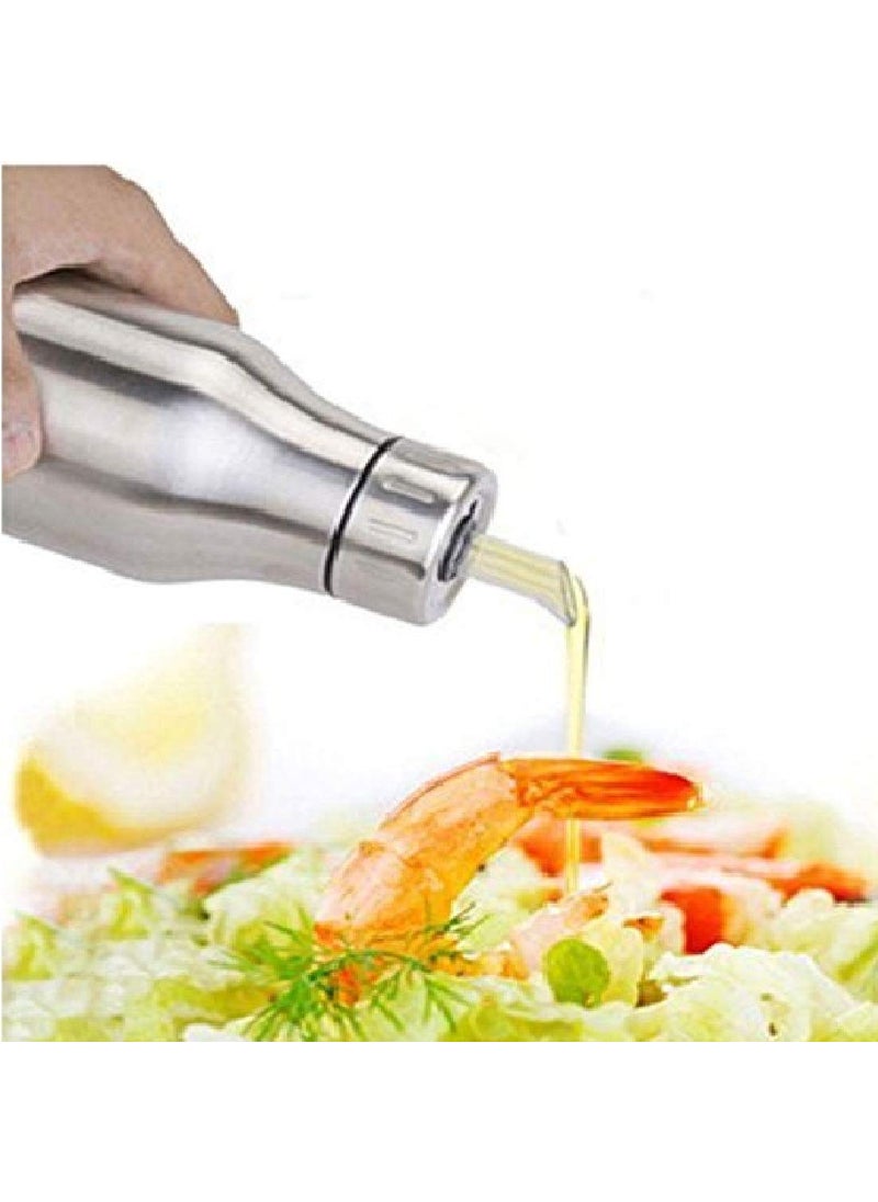 Kmart KHODIYAR Stainless Steel Cooking Oil Dispenser Oil Nozzle Dropper Container Dust Leak Proof Oil Bottle PourerOil Pot with Sharp FinishVinegar Dispenser Set of 1 500 Ml  - Image 2