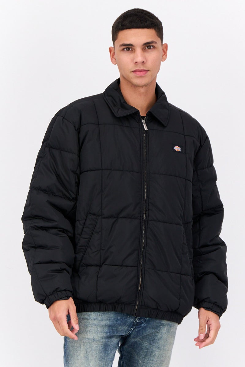 Dickies Men Quilted Puffer Jacket, Black - Image 1
