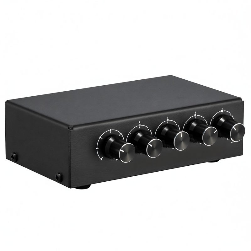 Stereo Preamplifier Preamp Stereo Toner High/Medium/Bass Adjuster 3-Channel Sound Mixer - Image 3
