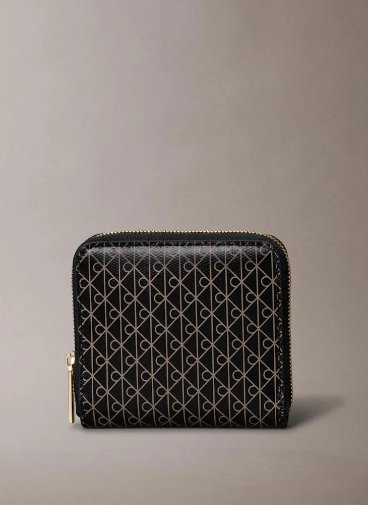 كالفن كلاين Casual Aop Square Zip Around Wallet