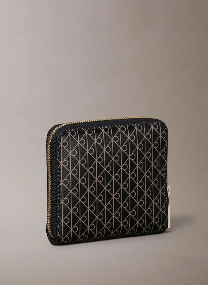 كالفن كلاين Casual Aop Square Zip Around Wallet