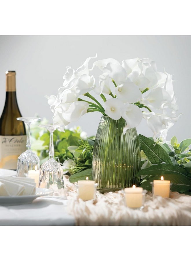 Sullivans - Sullivans Artificial Calla Lily Bouquet Stem 15" H White, Everyday Home Decor, Artificial Plants Indoor, Artificial Greenery, Room, Kitchen, Office, & Bathroom Décor, Fake Plants - Image 1