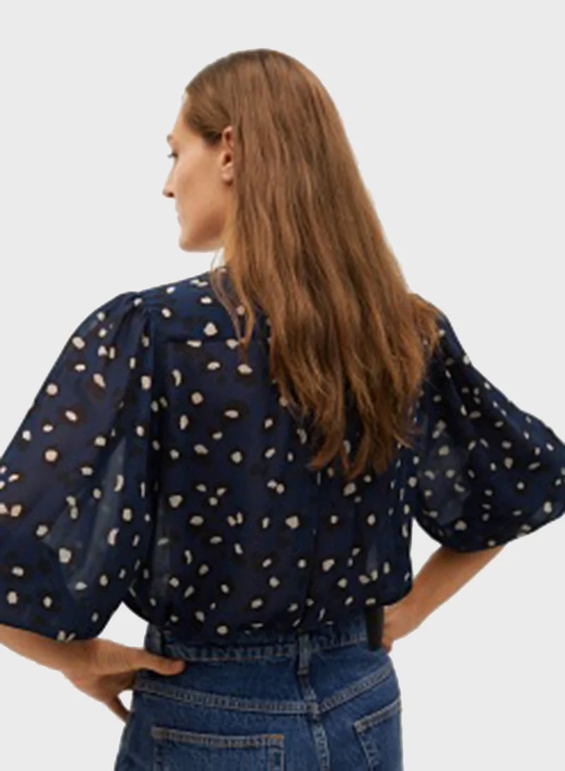 MANGO Balloon Sleeve Shirt