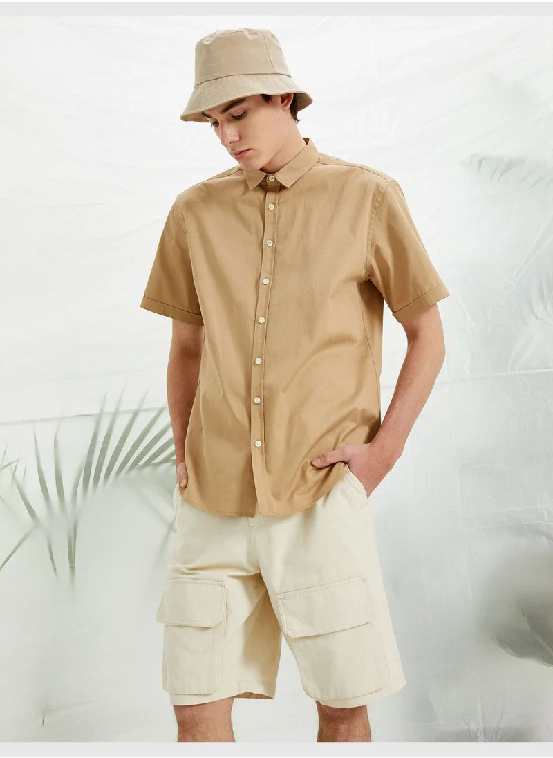 KOTON Buttoned Cargo Shorts