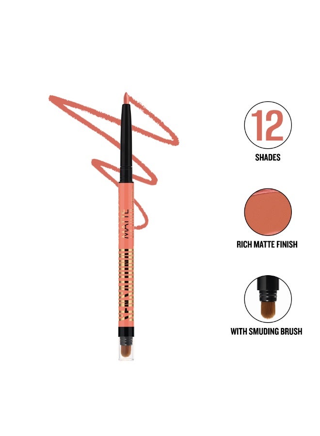 فور إيفر52 Forever52 Sensational Matte Lip Liner with Smudging Brush Terracotta Tease - SML011 - Image 1