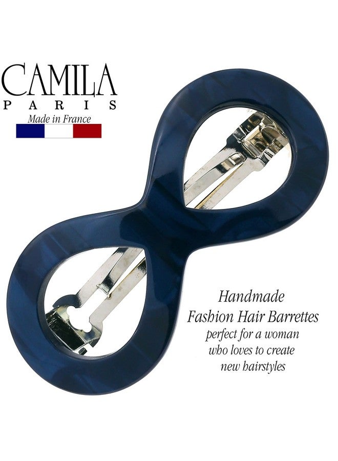 CAMILA Paris Cp3275 French Hair Barrette Clip For Girls Handmade Blue Strong Hold Grip Hair Clips For Women No Slip And Durable Styling Girls Hair Accessories Made In France - Image 3