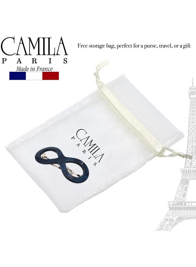 CAMILA Paris Cp3275 French Hair Barrette Clip For Girls Handmade Blue Strong Hold Grip Hair Clips For Women No Slip And Durable Styling Girls Hair Accessories Made In France - Image 5