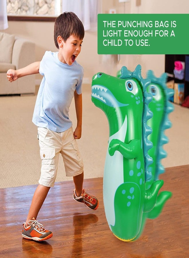 NHR 3D Hit Me Inflatable Punching Toy for Kids, Bouncy Boxing Punching Bag with Water Base for Indoor & Outdoor Physical Play, Sports Toys for Boys & Girls for 3+ Years (Multicolor) - Image 4