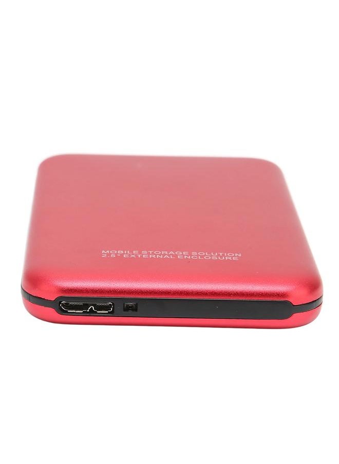 Thoraya Portable External Hard Drive HDD, USB 3.0, 2.5 Inch External Hard Drive Storage HDD Portable External Hard Drive Red 128GB  - Image 2