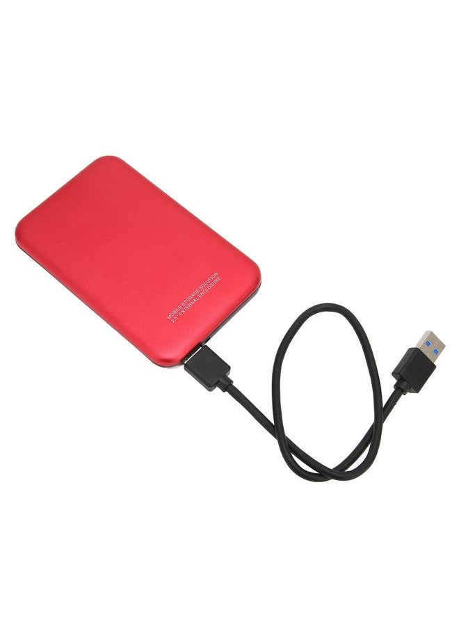 Thoraya Portable External Hard Drive HDD, USB 3.0, 2.5 Inch External Hard Drive Storage HDD Portable External Hard Drive Red 128GB  - Image 5