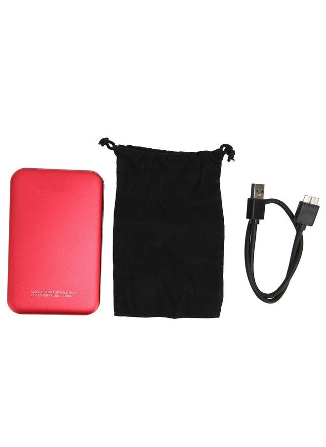 Thoraya Portable External Hard Drive HDD, USB 3.0, 2.5 Inch External Hard Drive Storage HDD Portable External Hard Drive Red 128GB  - Image 1