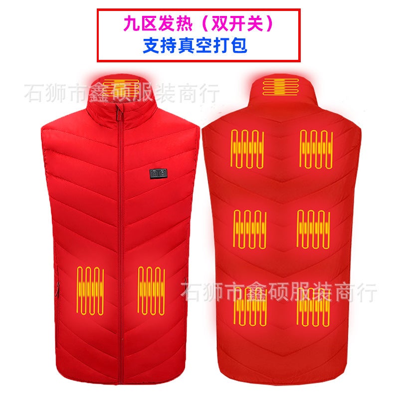 Dedicated New Heating Vest Usb Charging Intelligent Constant Temperature Electric Heating Vest Cold-Resistant Heating Clothes - Image 1