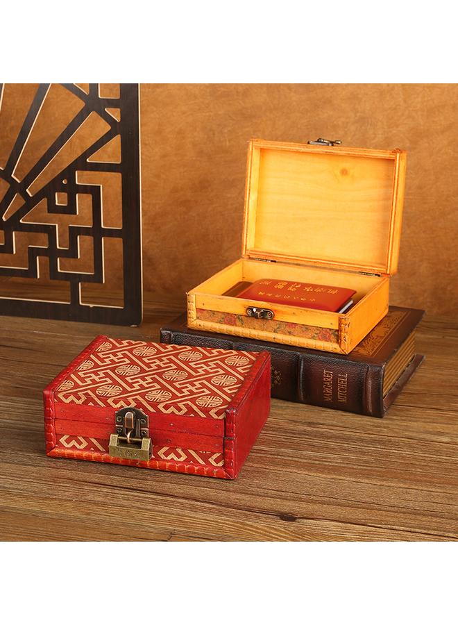 Bluejw New Chinese Jewelry Box Wedding Wooden Storage Box Handmade Old Box Props Storage National Style Crafts - Image 4