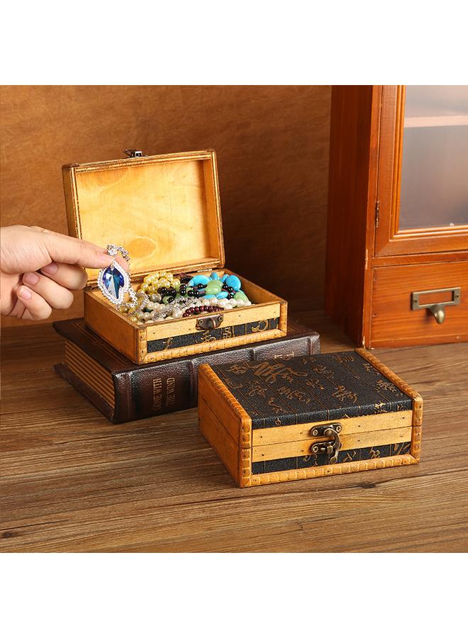 Bluejw New Chinese Jewelry Box Wedding Wooden Storage Box Handmade Old Box Props Storage National Style Crafts - Image 2