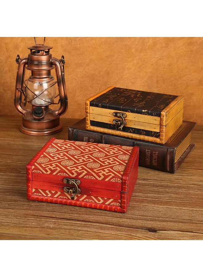 Bluejw New Chinese Jewelry Box Wedding Wooden Storage Box Handmade Old Box Props Storage National Style Crafts - Image 3
