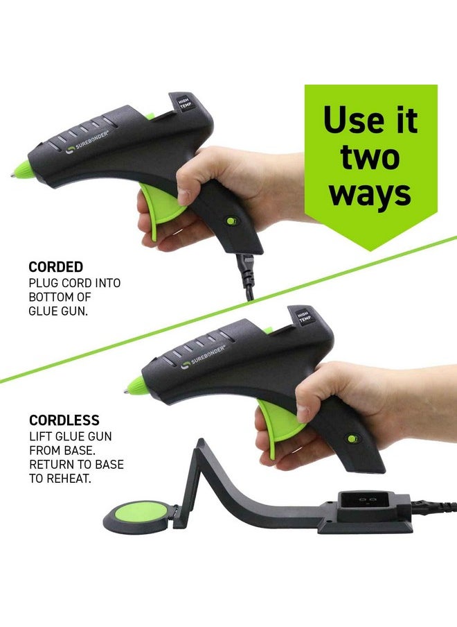 Surebonder - Cordless Hot Glue Gun, High Temperature, Full Size, 60W, 50% More Power Sturdily Bonds Metal, Wood, Ceramics, Leather & Other Strong Materials (Specialty Series Cl800F) - Image 1
