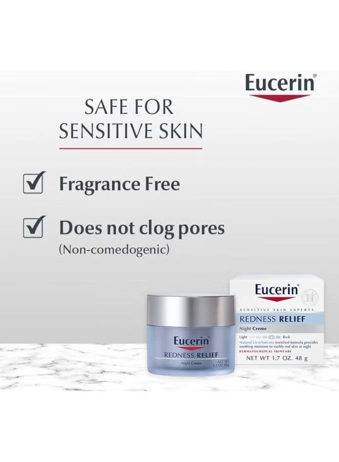 Eucerin Redness Relief Night Cream 48 g - Image 3