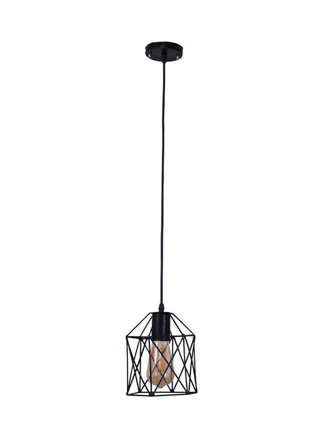 El Rawda Lighting Ritmo Ceiling Lamp | modern decorative LED E27 pendant light ceiling lamp hanging | suitable for any room | Color: Black | Size: 70x14x70 cm