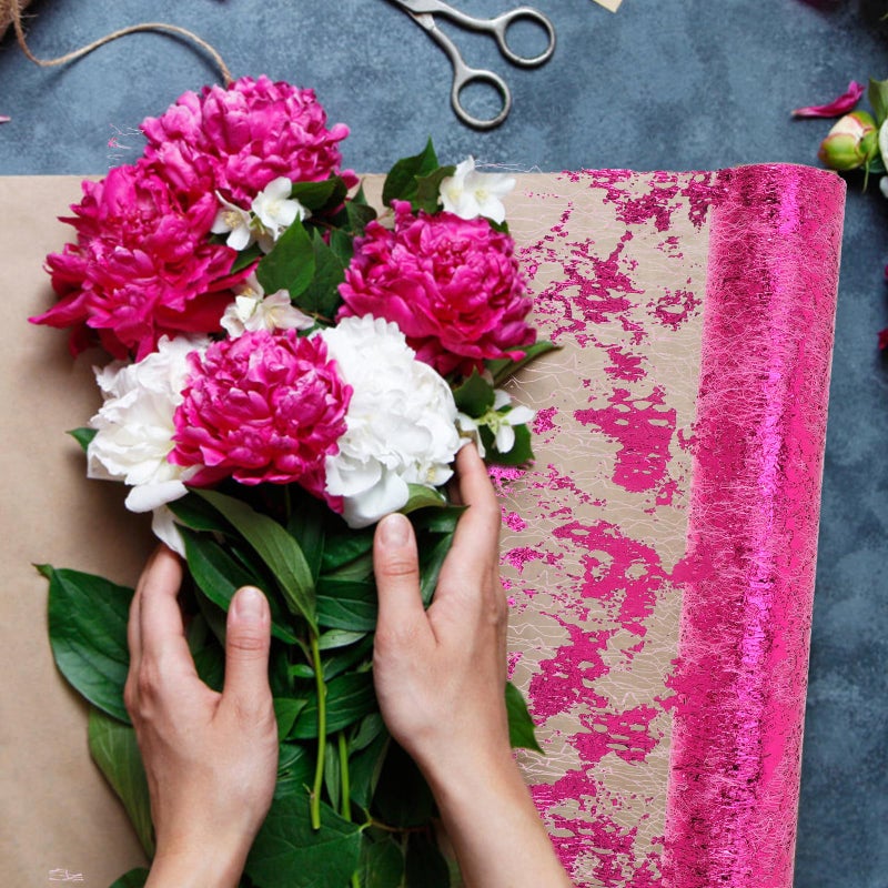 Magenta Polyester Table Runner 29cm X 5 Yards Sheer Mesh Wear Resistant Party Home Decor - Image 5