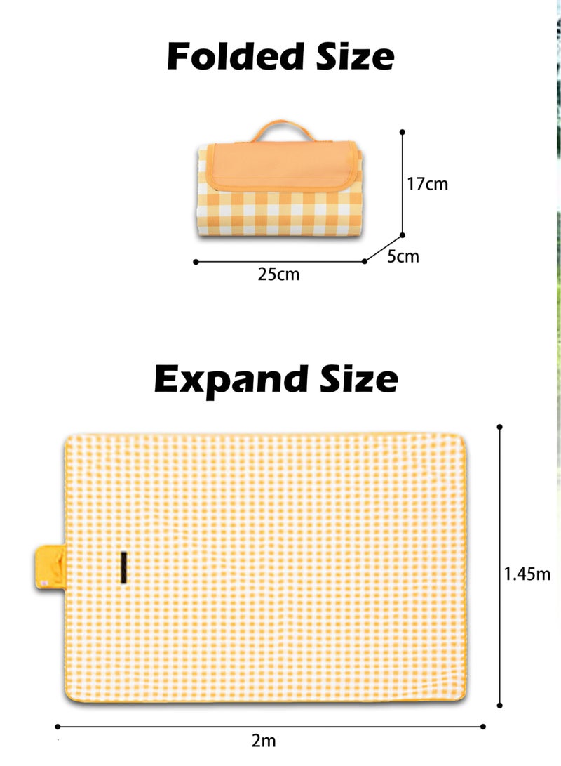 MissTiara Foldable Waterproof Portable Outdoor Picnic Camping Moisture-Proof Mat 145*200CM - Image 2