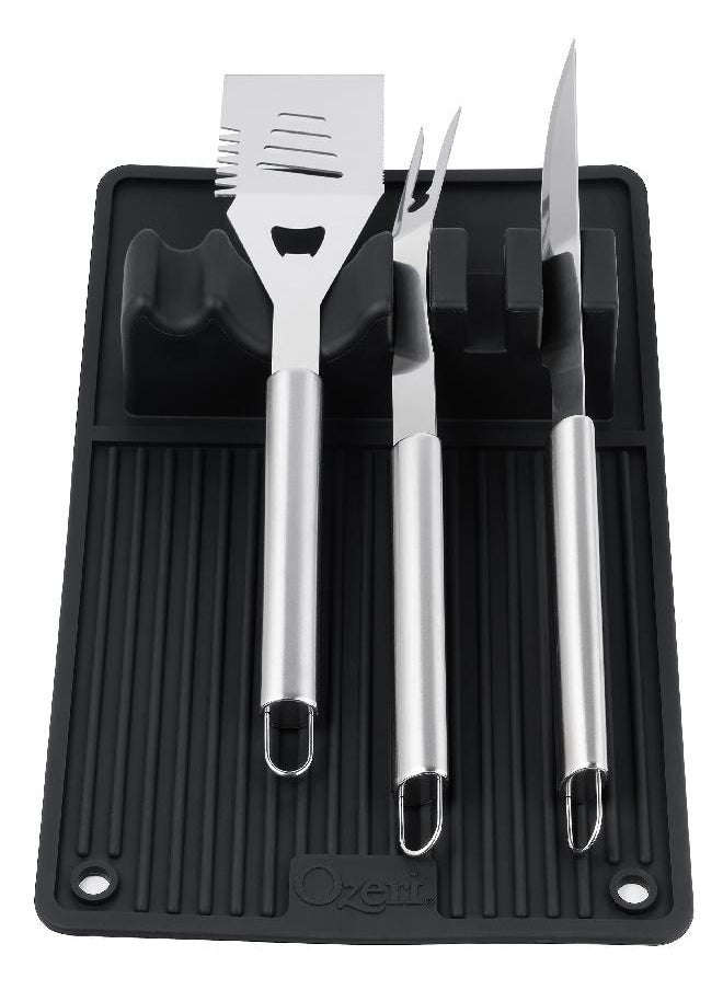 Ozeri - Ozeri BBQ and Grill Utensil Holder Mat - Image 1
