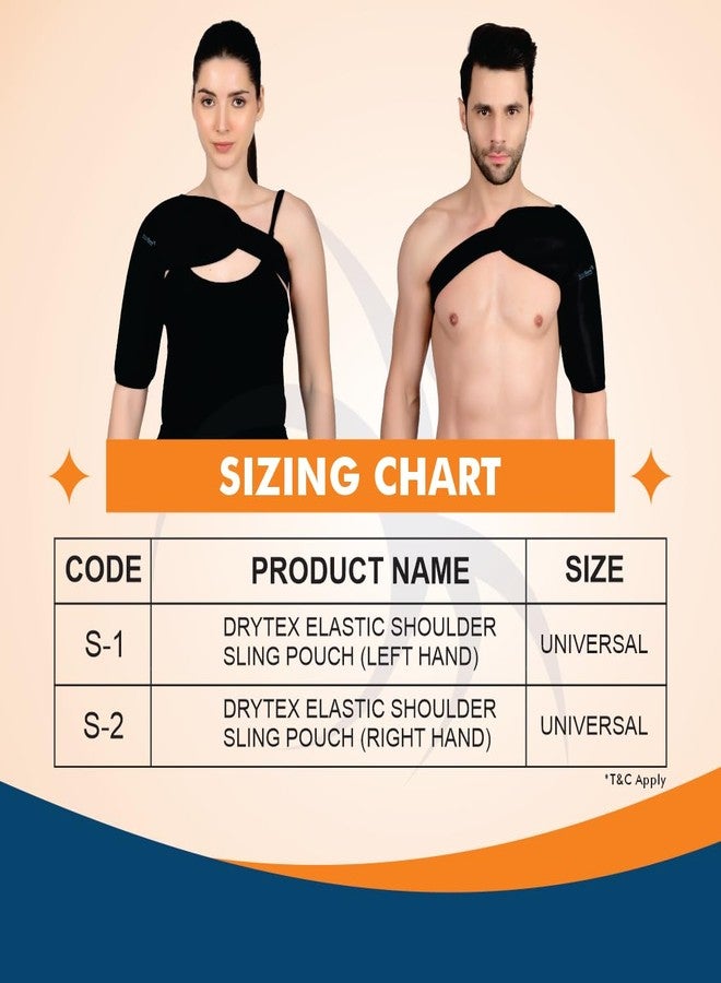 AccuSure Shoulder Support Double Lock Neoprene Adjustable Stretch Strap Brace Support Medical Posture Compression Shoulder Pad, Universal Right side, 1 Unit - Image 4