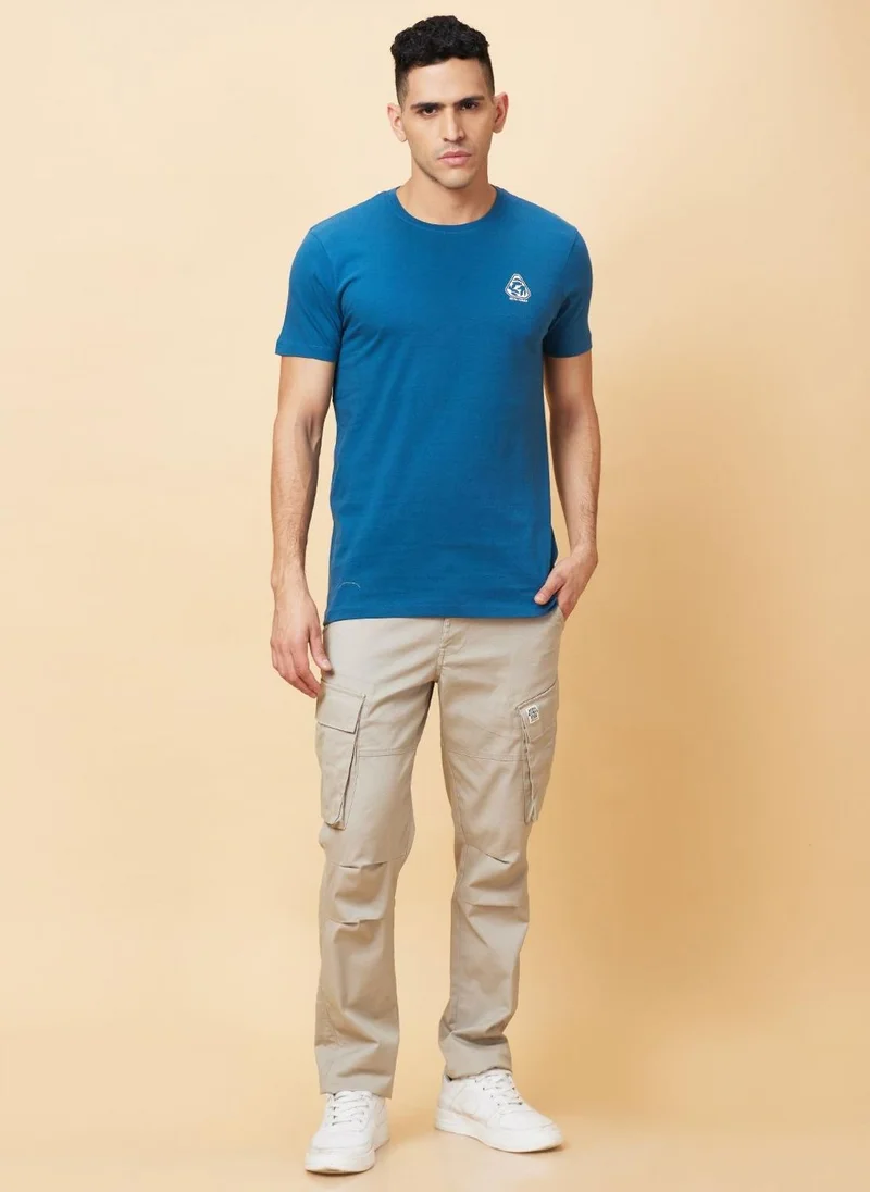 بيينغ هيومان Floral Printed Short Sleeves Cotton T-shirt