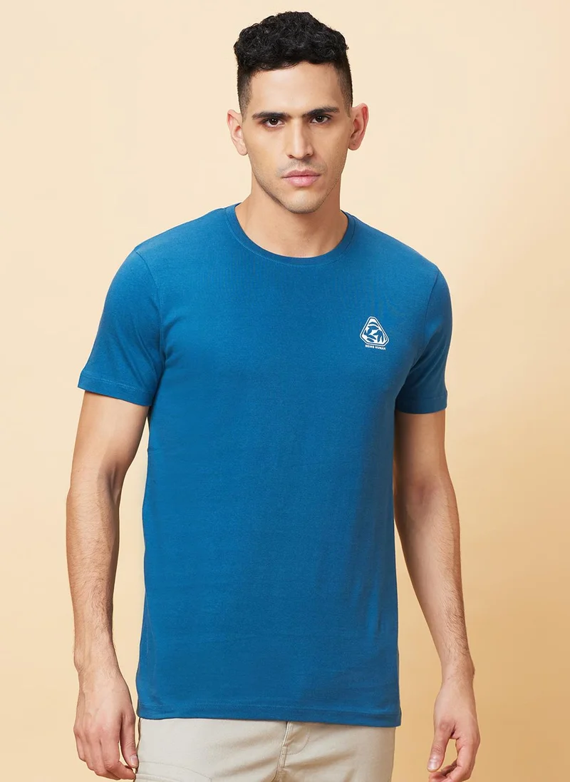 بيينغ هيومان Floral Printed Short Sleeves Cotton T-shirt