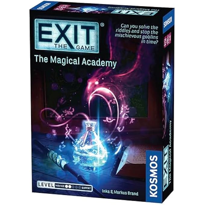 Thames & Kosmos EXIT The Game  The Magical Academy  Escape Room Coop Games  1 Players  Brainteasers  Wizards  Ages 10 - Image 1